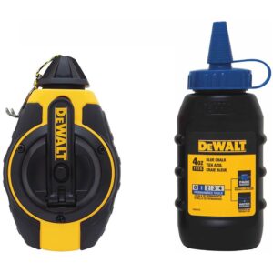 Разметочный комплект DEWALT: катушка со шнуром, 30 м, и порошковый мел, синий, 113 г, арт. DWHT47373L