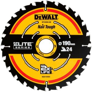 Пильный диск по дереву DEWALT DT10402, 190х30х1.65 мм, 10 шт. (DT10402-QZ-10), арт. DT10402-QZ-10