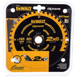 Диск пильный по дереву DEWALT EXTREME 165х20х1.65 мм (DT10301-QZ), арт. DT10301-QZ