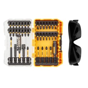 Набор ударные биты и защитные очки DEWALT FLEXTORQ DT70740T, 38 шт., арт. DT70740T-QZ