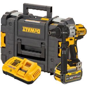 Ударная дрель-шуруповерт DEWALT DCD996X1, 18 В, 2250 об/мин, 38250 уд/мин, с АКБ 9 Ач и ЗУ, в кейсе TSTAK (DCD996X1-QW), арт. DCD996X1-QW