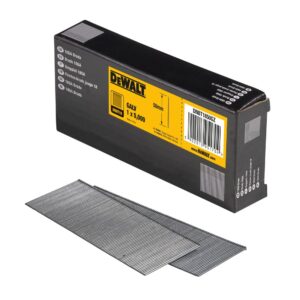 Гвозди для нейлера 18Ga, DeWALT прямая шпилька, 1.25/50мм, 5000 шт/пач, арт. DNBT1850GZ