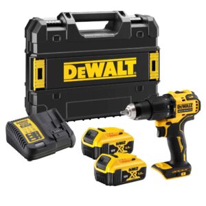 Ударная дрель-шуруповерт DEWALT DCD709P2T, 18 В, 1650 об/мин, 28050 уд/мин, с 2 АКБ 5 Ач и ЗУ, в кейсе TSTAK (DCD709P2T-QW), арт. DCD709P2T-QW