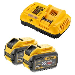 Набор DEWALT DCB118Y2: 2 АКБ DCB548, Li-Ion, 18/54 В, 12/4 Ач и быстрое зарядное устройство DCB118, 18/54 В, 8 А (DCB118Y2-QW), арт. DCB118Y2-QW