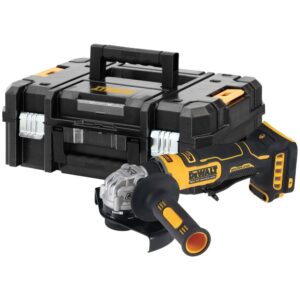 Аккумуляторная угловая шлифмашина DEWALT DCG404NT, 18 В, 125 мм, 11000 об/мин, без АКБ и ЗУ, в кейсе TSTAK (DCG404NT-XJ), арт. DCG404NT-XJ