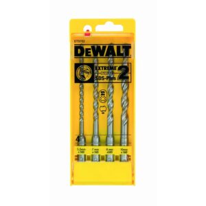 Набор буров DEWALT DT9702, SDS+, 5.5 x 160, 7 x 160, 8 x 160, 10 x 160, 4 шт., арт. DT9702-QZ