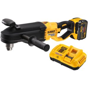 Аккумуляторная угловая дрель DEWALT DCD470X1, 54 В, 1320 об/мин, с АКБ 3 Ач и ЗУ (DCD470X1N-XJ), арт. DCD470X1N-XJ