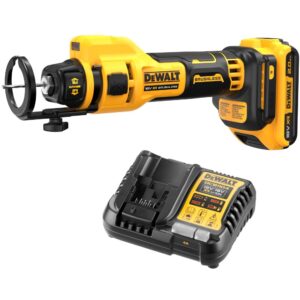 Аккумуляторный фрезер для гипсокартона DEWALT DCE555D1, 18 В, 26000 об/мин, с АКБ 2 Ач и ЗУ (DCE555D1N-XJ), арт. DCE555D1N-XJ