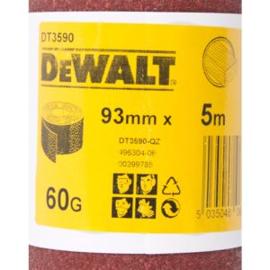 Шлифлист DEWALT DT3590, 5 м x 93 мм, 60G, арт. DT3590-QZ