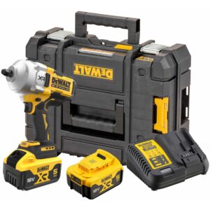 Аккумуляторный гайковерт DEWALT DCF961P2T, 18 В, 2372 Нм, 1890 уд/мин, с 2 АКБ 5 Ач и ЗУ, в кейсе TSTAK (DCF961P2T-QW), арт. DCF961P2T-QW