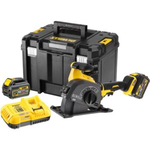 Аккумуляторный штроборез DEWALT DCG200T2, 54 В, 125 мм, 9000 об/мин, с 2 АКБ 2 Ач и ЗУ, в кейсе TSTAK (DCG200T2-QW), арт. DCG200T2-QW
