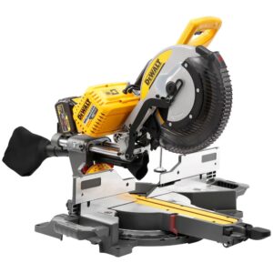 Аккумуляторная бесщеточная торцовочная пила DEWALT FLEXVOLT, 2x54 В, 305 мм, 3800 об/мин, с 2 АКБ 6 Ач и ЗУ, DHS780T2A, арт. DHS780T2A-QW