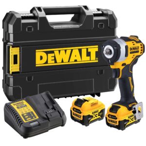 Аккумуляторный гайковерт DEWALT, 12 В, 340 Нм, 3250 уд/мин, с 2 АКБ 5 Ач и ЗУ, в кейсе TSTAK, арт. DCF903P2