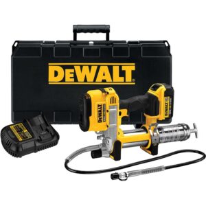 Аккумуляторный смазочный пистолет DEWALT DCGG571M1, 18 В, 690 бар, с АКБ 4 Ач и ЗУ, в кейсе, арт. DCGG571M1-QW