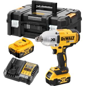 Аккумуляторный гайковерт DEWALT DCF897P2T, 18 В, 1627 Нм, 2400 уд/мин, с 2 АКБ 5 Ач и ЗУ, в кейсе TSTAK (DCF897P2T-QW), арт. DCF897P2T-QW