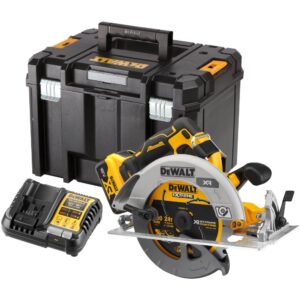 Аккумуляторная дисковая пила DEWALT DCS573P1T, 18/54 В, 190 мм, 5500 об/мин, с АКБ 5 Ач и ЗУ, в кейсе TSTAK (DCS573P1NT-XJ), арт. DCS573P1NT-XJ