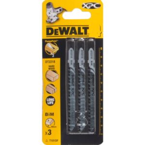 Пилка для лобзика DEWALT EXTREME PRECISION CUT DT2218, по дереву биметаллическая, BiM, 100 x 75 x 4 x 60 мм, T101DF, 3 шт., арт. DT2218-QZ