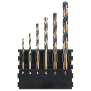 Набор сверл по металлу DEWALT DT70828, 2-8 мм, 6 шт. (DT70828-QZ), арт. DT70828-QZ