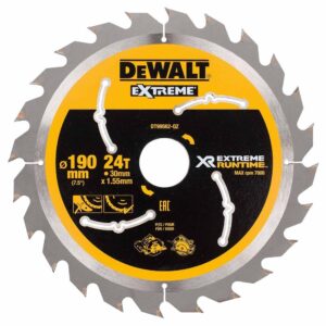 Пильный диск DEWALT EXTREME RUNTIME DT99562, 190/30 мм., арт. DT99562-QZ