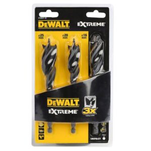 Набор сверл по дереву DEWALT Extreme Impact DT90237, 3 шт. 152 мм, арт. DT90237-QZ