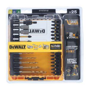 Набор сверл и бит DEWALT FLEXTORQ DT70735T, 25 шт., арт. DT70735T-QZ