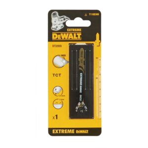 Пилка для лобзика DEWALT EXTREME DT2055 по металлу, INOX HM Карбид вольфрамовые зубья, (TCT). 82 x 55 x 1.4 x 5 мм, T118EHM, 1 шт., арт. DT2055-QZ