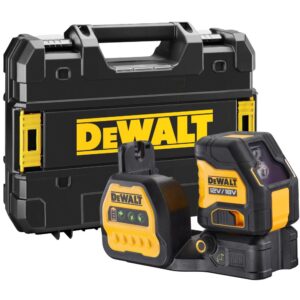 Аккумуляторный лазерный построитель плоскостей DEWALT DCE088NG18, 12/18 В, зеленый луч, 30 м, без АКБ и ЗУ, в кейсе TSTAK, арт. DCE088NG18-XJ