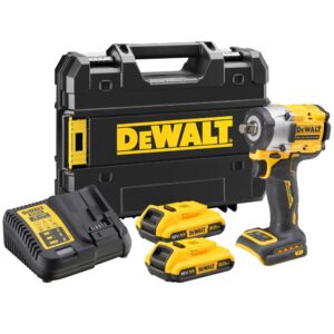 Аккумуляторный гайковерт DEWALT DCF921D2T, 18 В, 610 Нм, 3550 уд/мин, с 2 АКБ 2 Ач и ЗУ, в кейсе TSTAK (DCF921D2T-QW), арт. DCF921D2T-QW