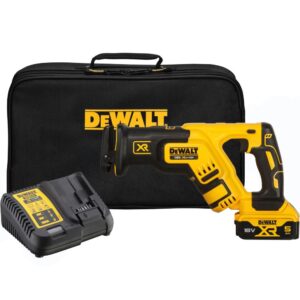 Аккумуляторная сабельная пила DEWALT DCS367P1, 18 В, 2900 ход/мин, 28.6 мм, с АКБ 5 Ач и ЗУ, в сумке (DCS367P1-QW), арт. DCS367P1-QW