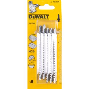 Пилка для лобзика DEWALT DT2048, по дереву, 5 шт. (DT2048-QZ), арт. DT2048-QZ