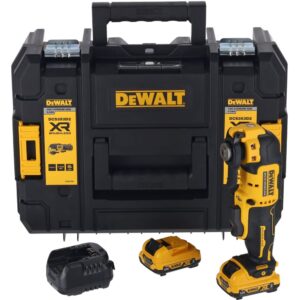 Аккумуляторный реноватор DEWALT DCS353D2, 12 В, 18000 кол/мин, с 2 АКБ 2 Ач и ЗУ, в кейсе TSTAK (DCS353D2-QW), арт. DCS353D2-QW