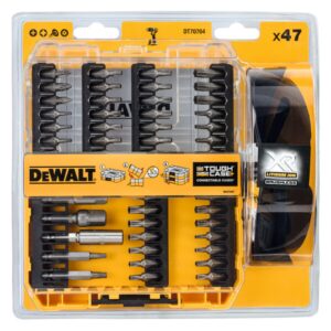 Набор насадок и бит DEWALT DT70704 (47 шт) + Очки, арт. DT70704-QZ