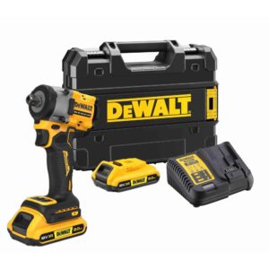 Аккумуляторный гайковерт DEWALT DCF922D2T, 18 В, 610 Нм, 3550 уд/мин, с 2 АКБ 2 Ач и ЗУ, в кейсе TSTAK (DCF922D2T-QW), арт. DCF922D2T-QW