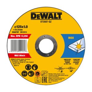 Отрезной диск DEWALT DT3507, 125x1 по металлу, 10 шт., арт. DT3507-QZ