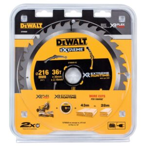 Пильный диск DEWALT DT99569 EXTREME RUNTIME, 216х30 мм, арт. DT99569-QZ