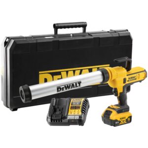 Аккумуляторный пистолет для герметика DEWALT DCE581P1K, 18 В, 2500 Н, с АКБ 5 Ач и ЗУ, в кейсе, арт. DCE581P1NK-XJ