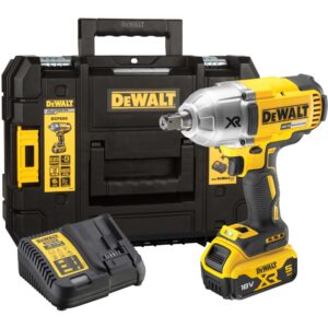 Аккумуляторный гайковерт DEWALT DCF899P1, 18 В, 950 Нм, 2400 уд/мин, с АКБ 5 Ач и ЗУ, в кейсе TSTAK (DCF899P1-QW), арт. DCF899P1-QW