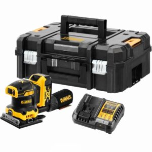 Аккумуляторная плоскошлифовальная машина DEWALT DCW200P1T, 18 В, 13500 кол/мин, с АКБ 5 Ач и ЗУ, в кейсе TSTAK (DCW200P1NT-XJ), арт. DCW200P1NT-XJ
