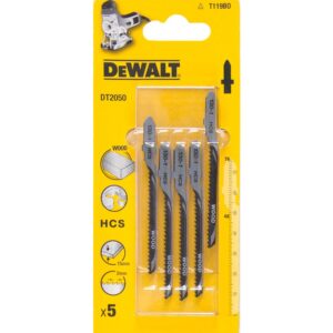 Пилка для лобзика DEWALT DT2050, по дереву, 5 шт. (DT2050-QZ), арт. DT2050-QZ
