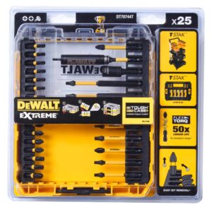 Набор бит и насадок FLEXTORQ DEWALT DT70744T, 25шт, арт. DT70744T-QZ