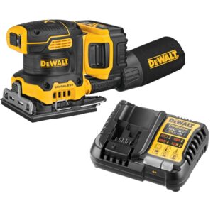 Аккумуляторная плоскошлифовальная машина DEWALT DCW200BP1, 20 В, 13500 кол/мин, с АКБ 5 Ач и ЗУ (DCW200BP1-XJ), арт. DCW200BP1-XJ