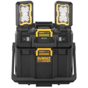Ящик для инструмента DEWALT TOUGHSYSTEM, c прожекторами, 4000 лм, 14 л, арт. DWST08061-1