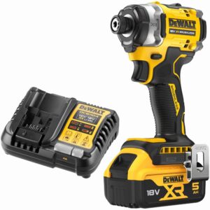 Аккумуляторный шуруповерт DEWALT DCF860P1, 18 В, 282 Нм, 4500 уд/мин, с АКБ 5 Ач и ЗУ (DCF860P1N-XJ), арт. DCF860P1N-XJ