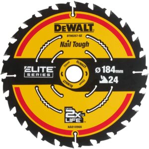 Пильный диск по дереву DEWALT DT10401, 184х20х1.65 мм (DT10401-QZ), арт. DT10401-QZ