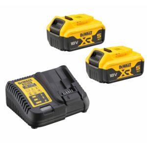 Набор DEWALT DCB115P2: 2 АКБ DCB184, Li-Ion, 18 В, 5 Ач и зарядное устройство DCB115, 12/14.4/18 В, 4 A (DCB115P2-QW), арт. DCB115P2-QW