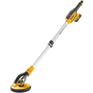 Аккумуляторная эксцентриковая шлифмашина для стен DEWALT DCE800P1, 18 В, 225 мм, 1200 кол/мин, с АКБ 5 Ач и ЗУ (DCE800P1N-XJ), арт. DCE800P1N-XJ