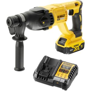 Аккумуляторный перфоратор DEWALT DCH133P1, 18 В, 2.6 Дж, 5500 уд/мин, с АКБ 5 Ач и ЗУ (DCH133P1N-XJ), арт. DCH133P1N-XJ