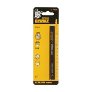 Пилка для лобзика DEWALT EXTREME DT2056, по стеклопластику HM зубья с карбид-вольфрамовыми наконечниками 132 x 100 x 4.3 x 65 мм, T341HM, арт. DT2056-QZ