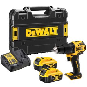 Ударная дрель-шуруповерт DEWALT DCD709M2T, 18 В, 1650 об/мин, 28050 уд/мин, с 2 АКБ 4 Ач и ЗУ, в кейсе TSTAK (DCD709M2T-QW), арт. DCD709M2T-QW