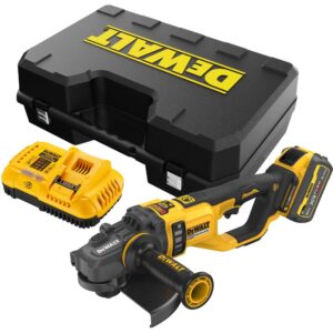 Аккумуляторная угловая шлифмашина DEWALT DCG460Y1K, 54 В, 230 мм, 6000 об/мин, с АКБ 2 Ач и ЗУ, в кейсе (DCG460Y1NK-XJ), арт. DCG460Y1NK-XJ